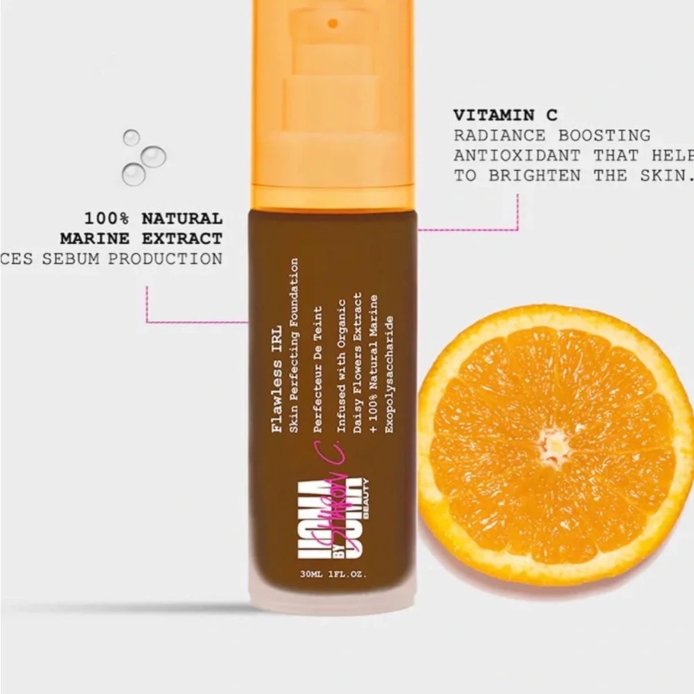 🆕BUNDLE UOMA BEAUTY BY SHARON C BROWN SUGAR FOUNDATION